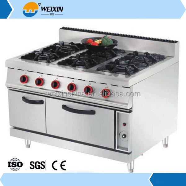 Kitchen Equipment 2 Double All Brands 4 Burner Gas Stove With