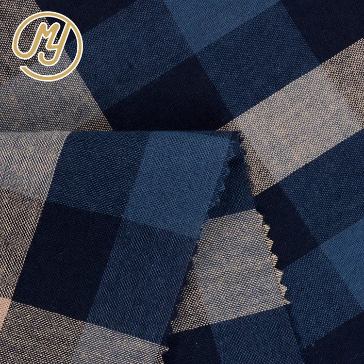 Wholesale New Fashion Woven Yarn Dyed Plaid Japanese Cotton Fabric For Shirt