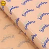 Sinicline Kraft Paper Moisture Proof Wrapping Tissue Paper for Children's Garments
