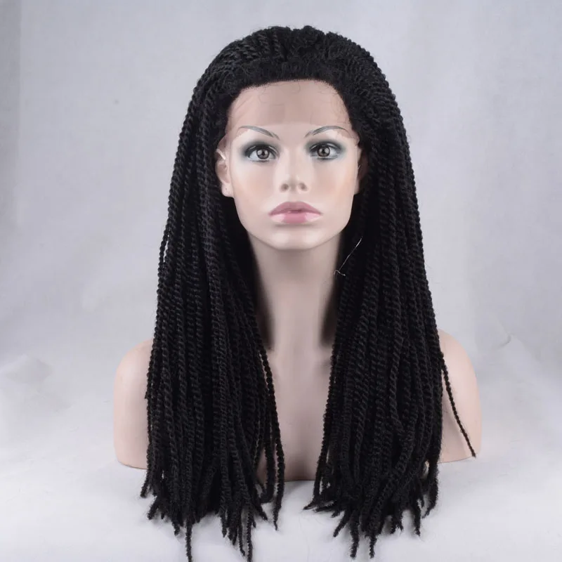 

New Arrival new style hand made fashion front lace braided wigs for black women, N/a