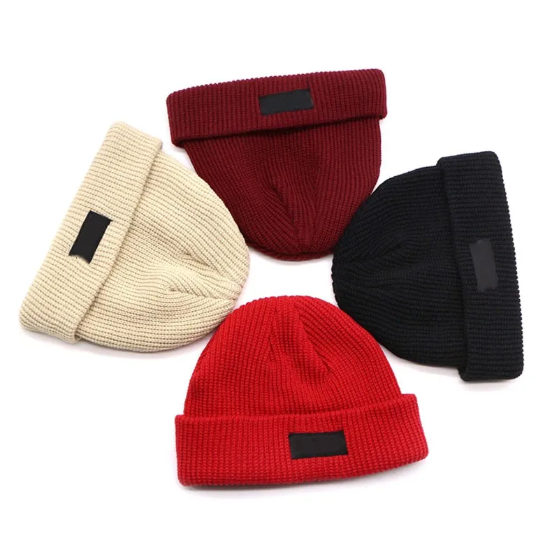 Hot Sale Soft Plain Acrylic Cotton Bulk Plain Beanie Hat Women With ...