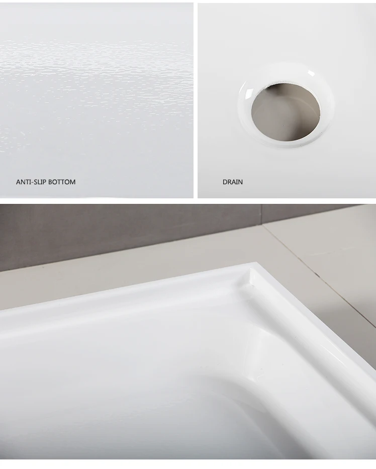 60x32 Inch Single Curb Shower Pan Right And Left Drain Shower Pan Buy