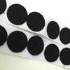 Simple peel hook and loop Sticky Back squares, coins, strips Black / White