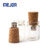 Fashion Drift Bottles 16gb memoria usb madera Wishing Glass Bottle Wood Cork Flash Drive Gift wooden usb