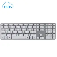 

White 109 Keys 2.4G wireless keyboard and mouse