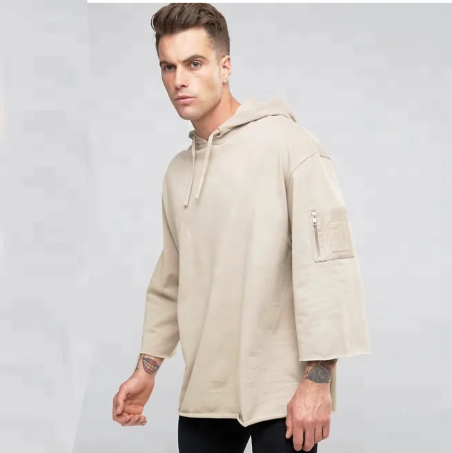 cut off hoodie mens