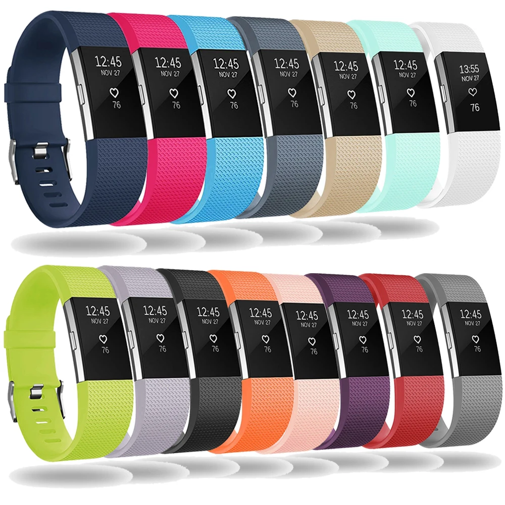 

Tschick For Fitbit Charge 2 Bands, Classic & Special Edition Replacement bands for Fitbit Charge 2, Large/Small, Multi-color optional or customized