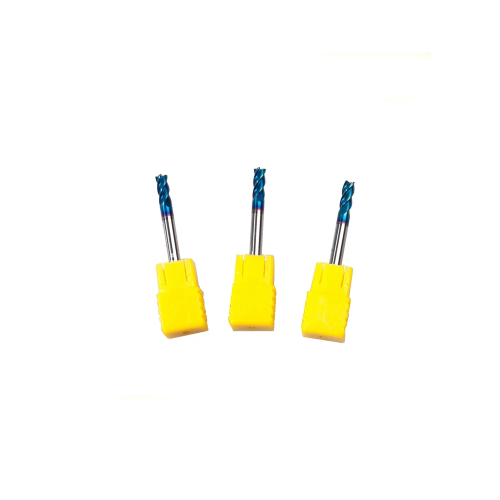 
4 Flute square flat milling cutter 65 HRC Lathe Machine Tool accessories tungsten carbide cutting tools 