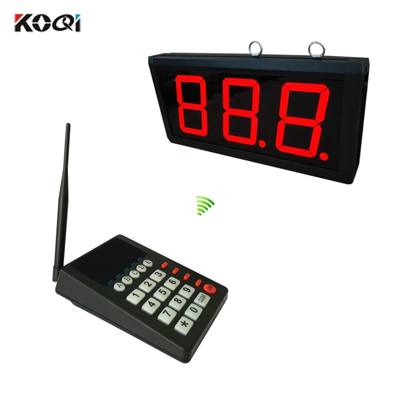 

3 Sets 3-digit number from 001-999 Customer Patient Waiting Calling Service Queue Management System