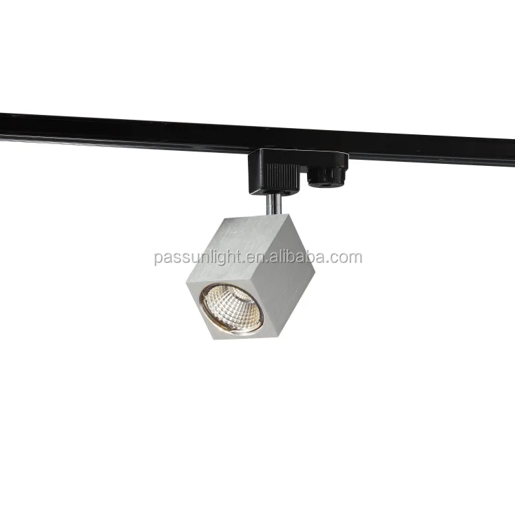 square wall mounted movable COB led track spot light 5W