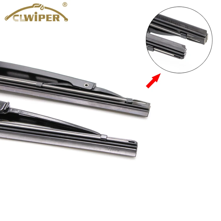 Clwiper Cl601 1.0mm Frame Windshield Wiper Blade With Spray Nozzle