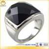 Well Polish Inventory Gemstone Turkish Black Stone Ring For Men