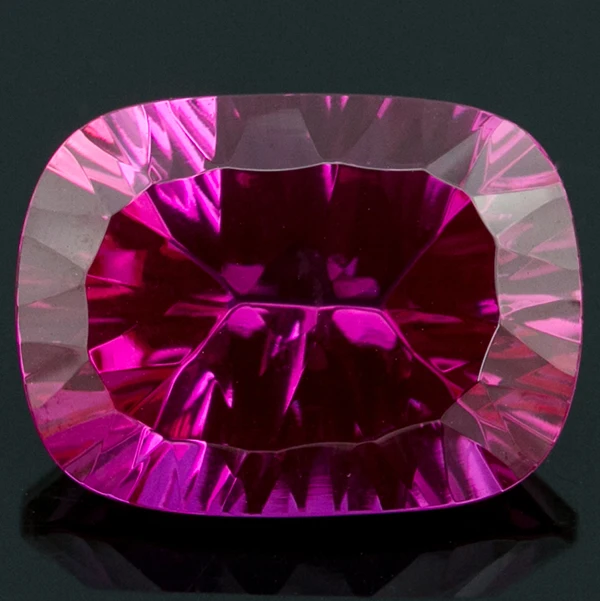 rectangle millennium cut artificial red ruby stone prices