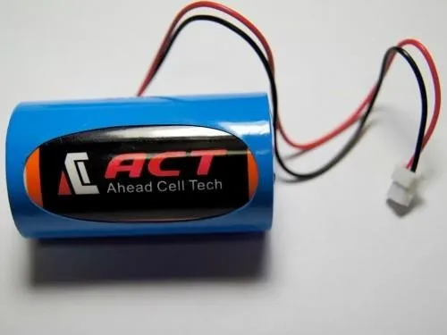 ACT hotsale 3.6V Primary Lithium thionyl chloride Battery/batteries 12v 3.6V 19 Ah ER34615 for car laptop