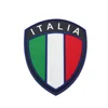 Italy flag rubber pvc shoulder patches