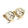 JT0462 Octagon French Men's Shirt Watch Mechanism Movement Cufflinks
