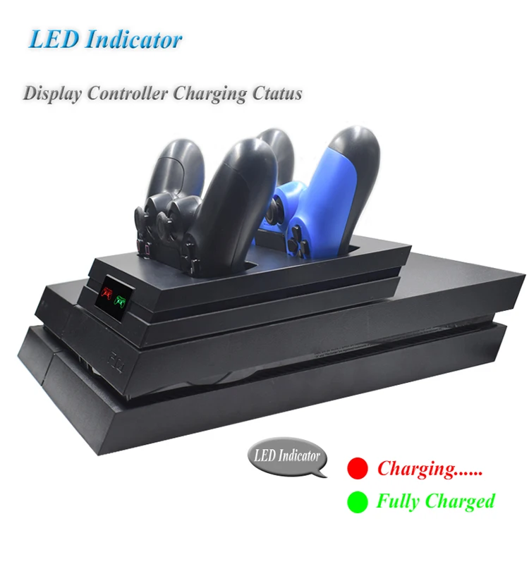 Ps4 Controller Wireless Joystick Charger Dual Charging Dock For Ps4 For