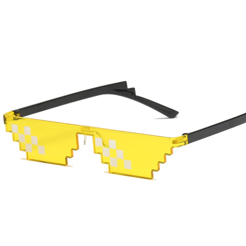 

Novel party sunglasses Mosaic drunby secondary yuan anime artifact pixel Crazy thug life party glasses