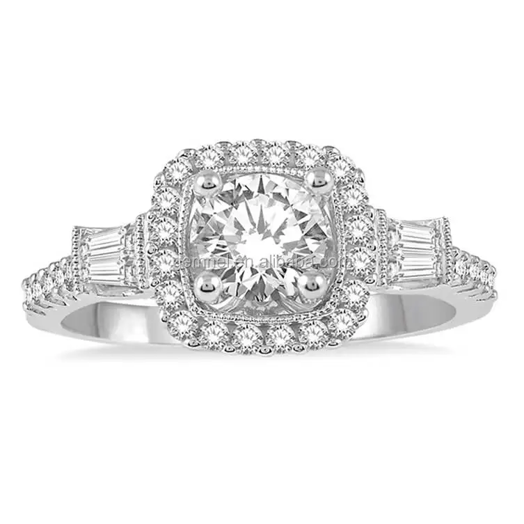 Gemnel Fashion 925 Silver Sterns Diamond Engagement Ring Settings Buy