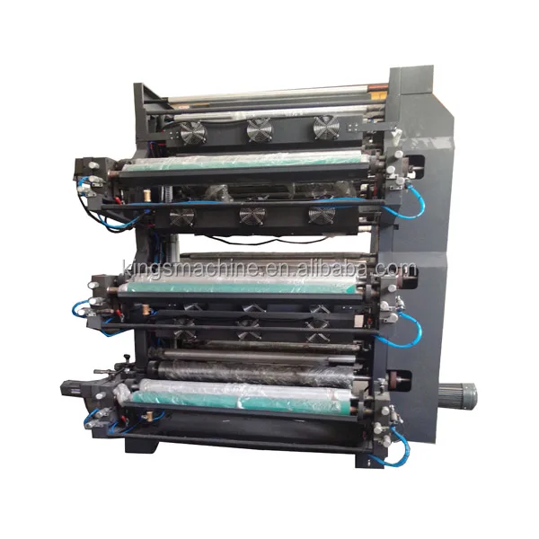 
China high quality YT-4600 Model flexo 4 colors printing machine with brush 