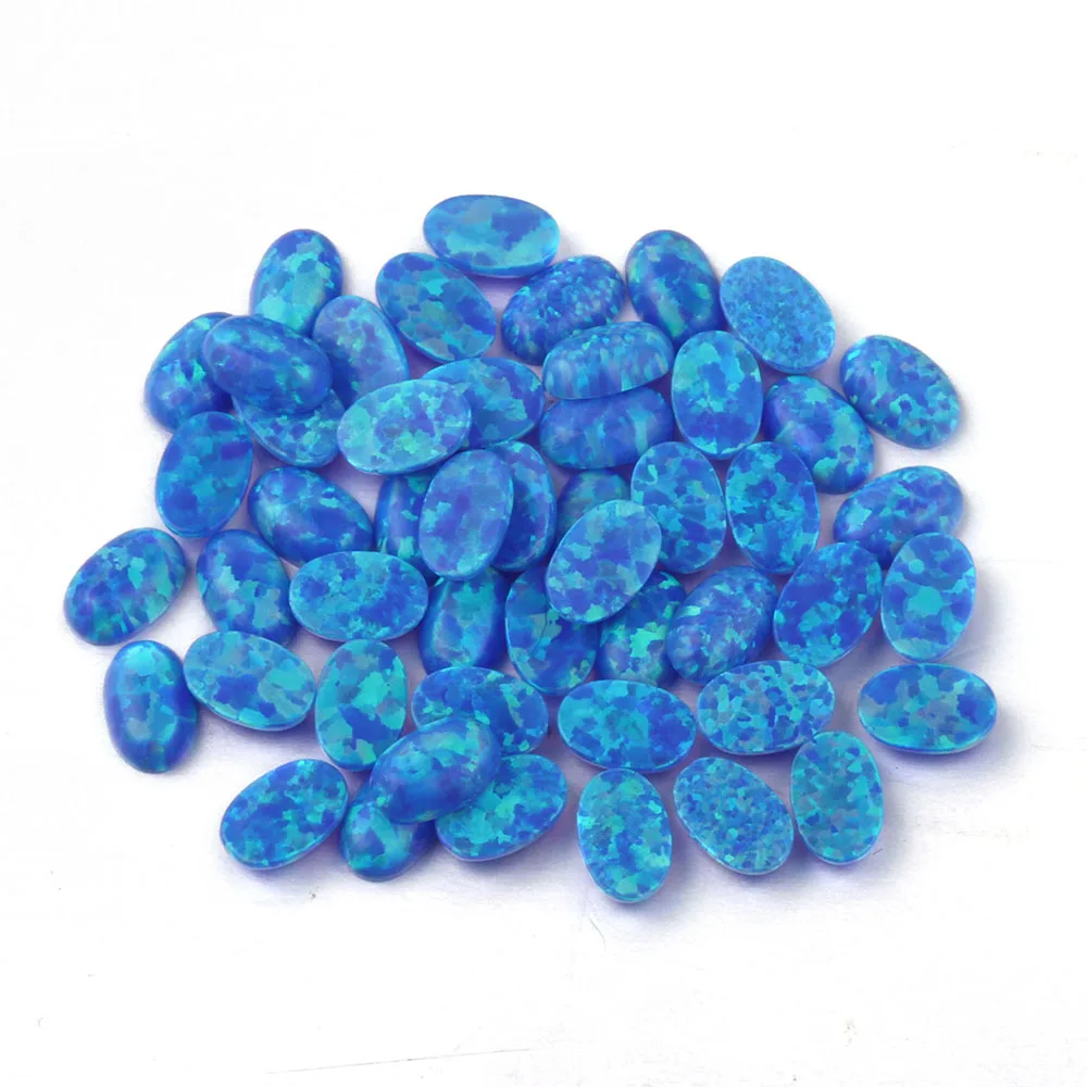 热卖op05 蓝色凸面蛋白石