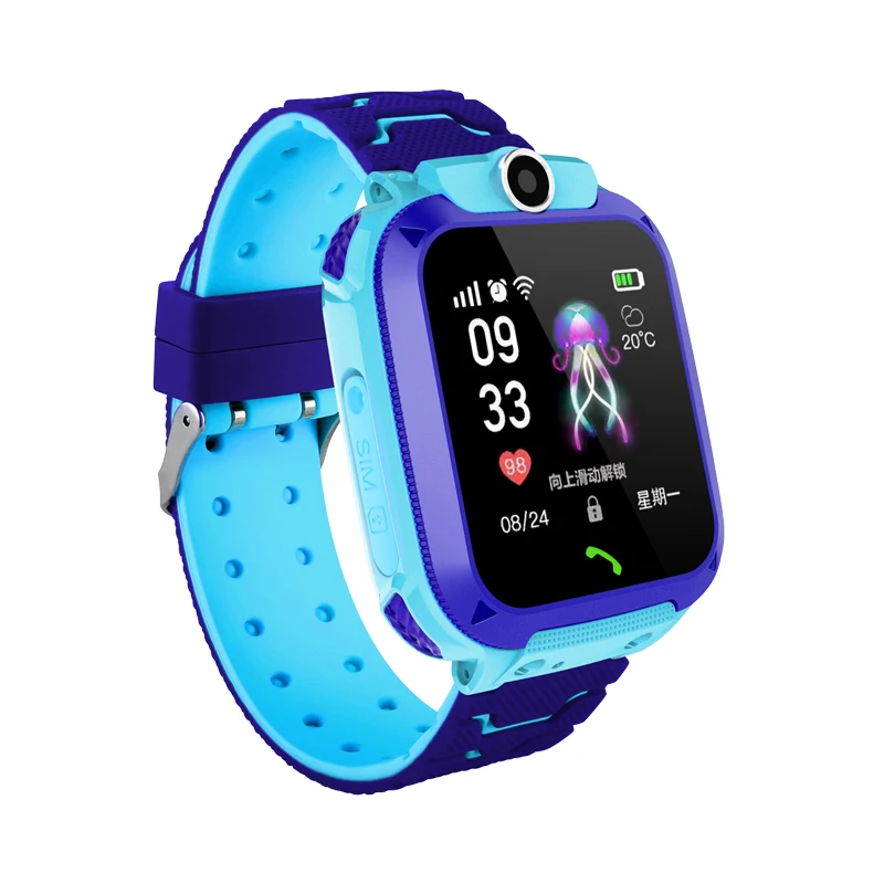 

2G smart watch Q12 LBS location 1.54 inch puzzle game S5 smartwatch SOS IP67 waterproof kids smart watch for children