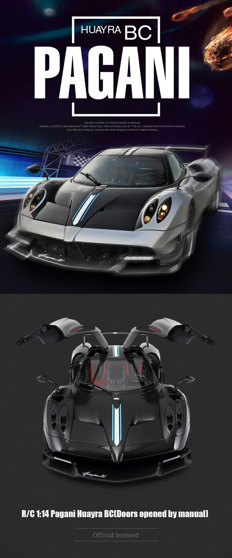 pagani huayra rc car