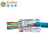FREE SAMPLE Rj45 Plug Cat5e CAT6 CAT7 EZ RJ45 Connector For Stranded Solid 8P8C Gold Plated RJ45 Plug