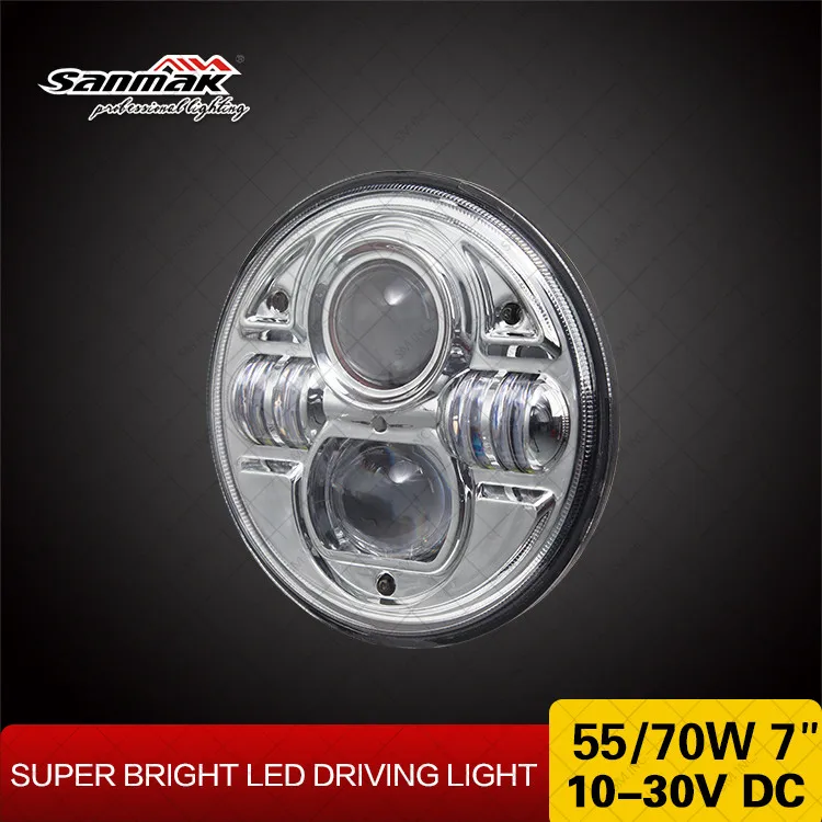 45w Led Work Light Flush Mount 6x4 Auto Led Headlight High Low Beam 3d Reflector 12v Led Car