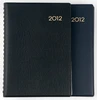 2012 gold stamping personalized leather spiral business agenda