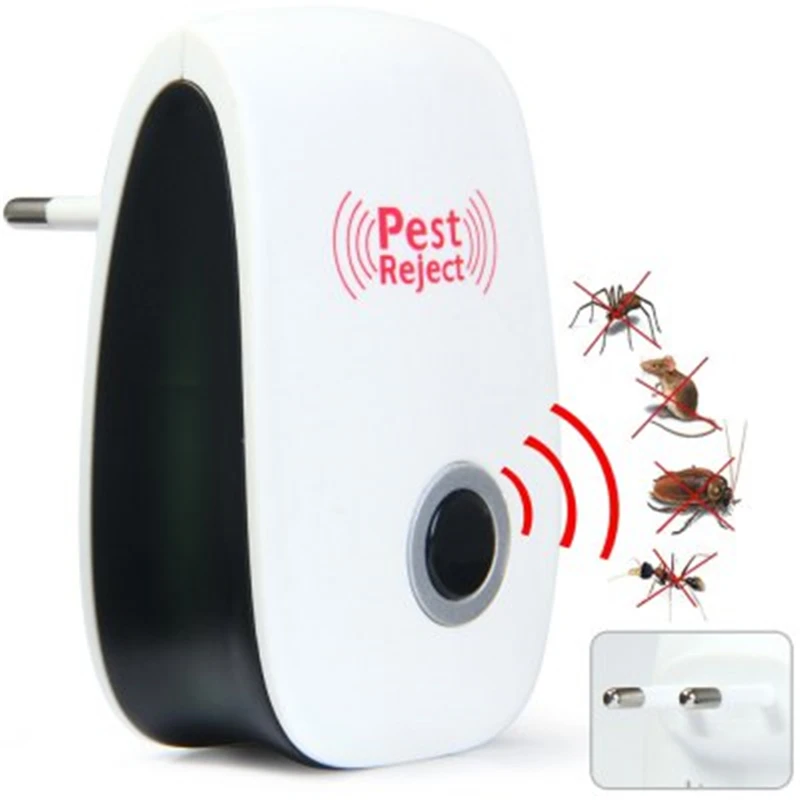 

Electric Mosquito Killer Pest Control Ultrasonic Repeller, Mouse Repellent Plug in Pest Control With EU US AU Plug, White