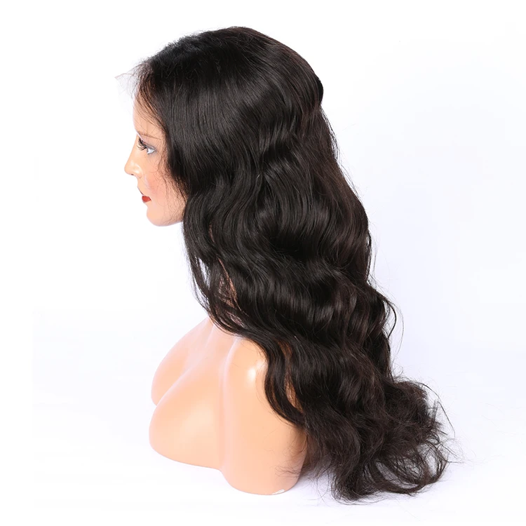 

On sale bodywave human hair virgin unprocessed front lace wig
