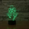Children style Spider automatic 3d illusion table night light bed lamp