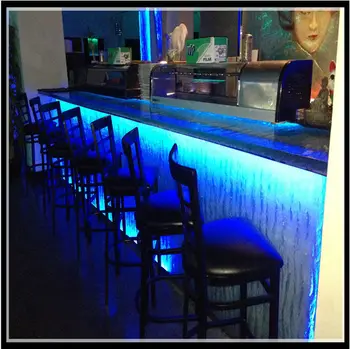 Luxury Led Lit Glass Countertops Sale Night Club Bar Cocktail