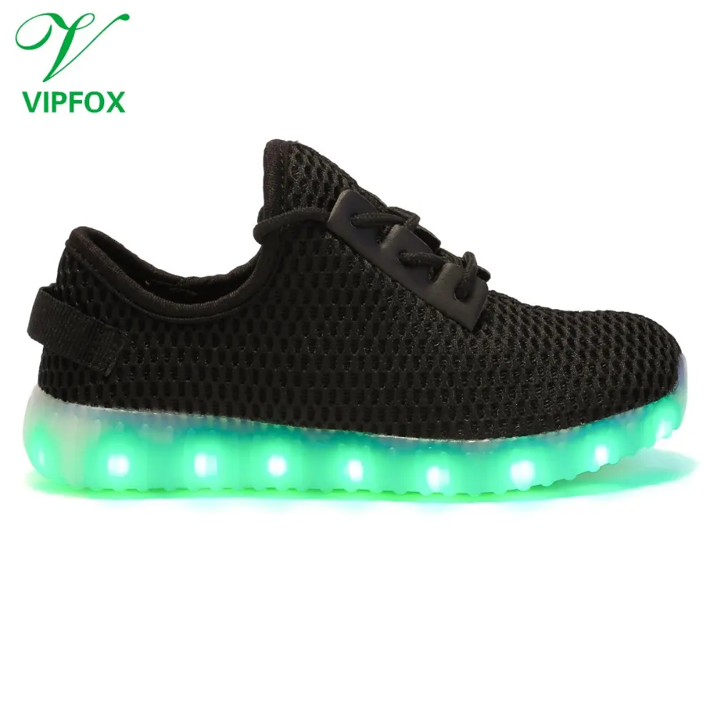 

VIPFOX stylish led light shoes colourful led shoes for fashion people, Red black white blue pink