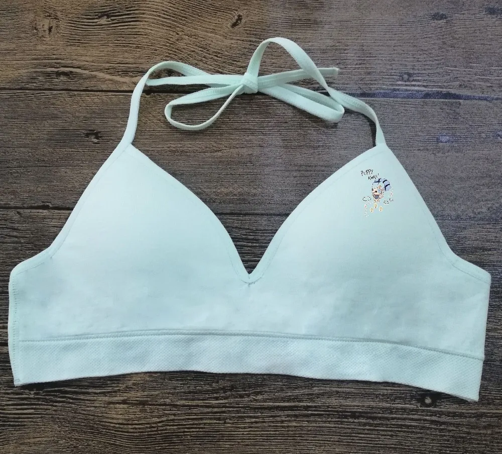 12 Years Old Girl Bra Panty Set Wireless Children Bra Comfortable