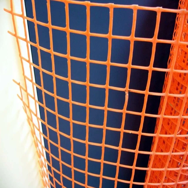 Stainless Steel 304 Orange Plastic Safety Mesh Fence For Site