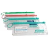 sensitive pvc dental instruments ziplock bag packaging handle in card holder
