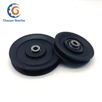 

plastic nylon gym pulley with bearing OD 3.5 inch 90mm pulley for gym machine
