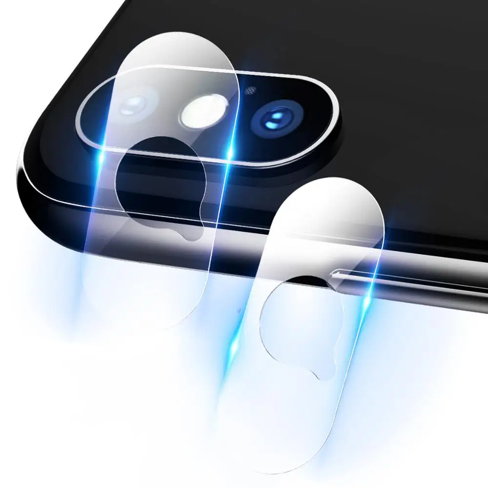 

Rock 2Pcs Back Camera Lens Protector Tempered Glass For iPhone X Xs Xs Max Camera Lens Glass Film For iPhone 5.8/6.5 inch 2018, Transparent