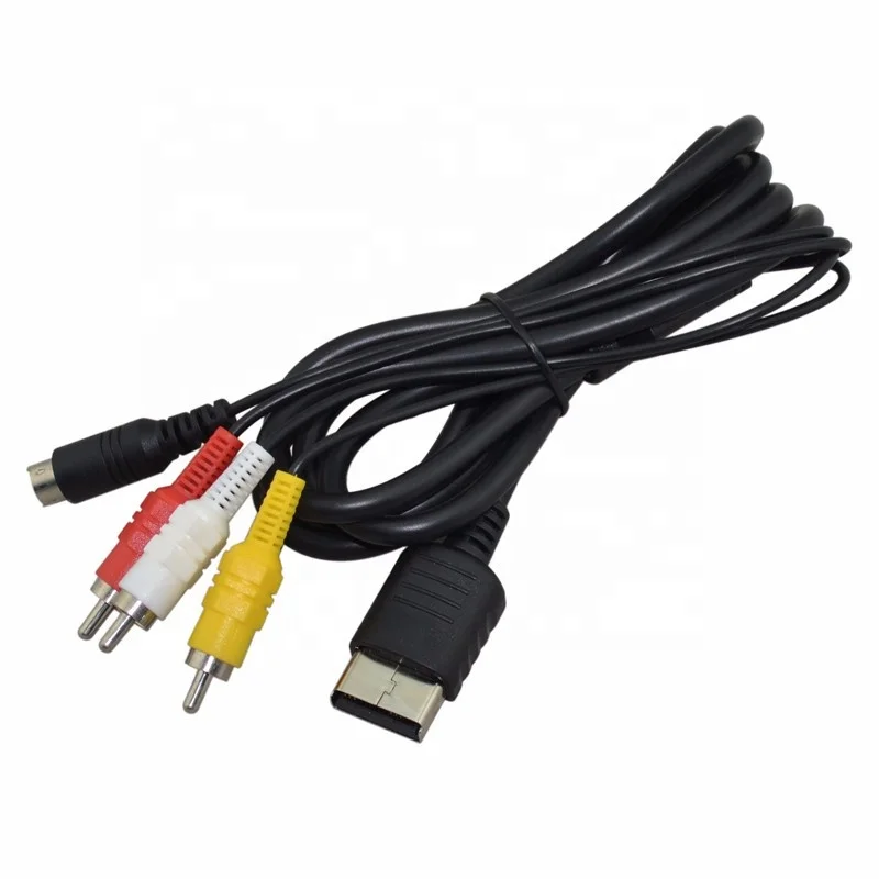 

Wholesale 1.8M 6FT S-Video AV A/V Audio Video Cable Cord Lead for SEGA DreamCast DC S-AV Cable