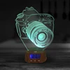 3d visual technical display lcd clock