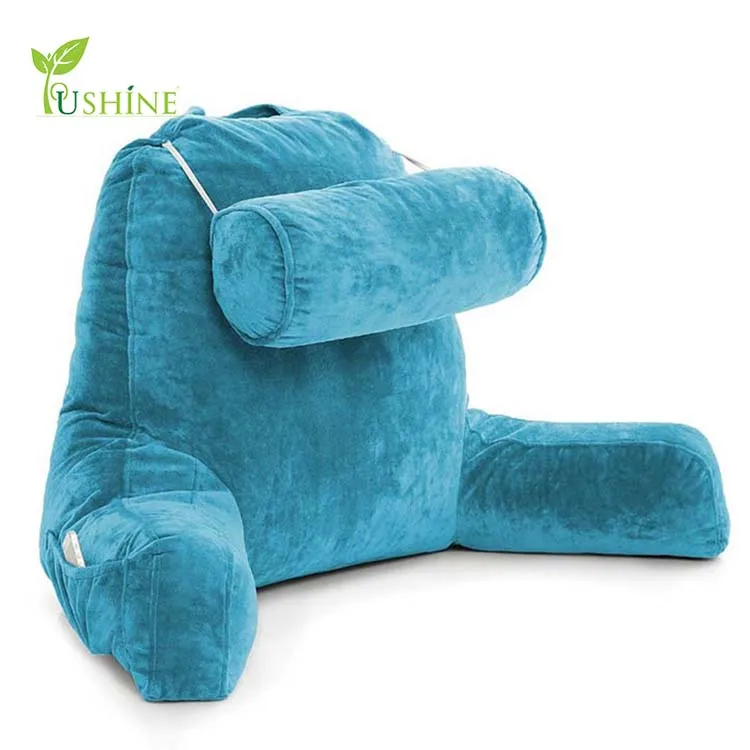Good Quality Comfortable Velvet Cover Shredded Memory Foam Back