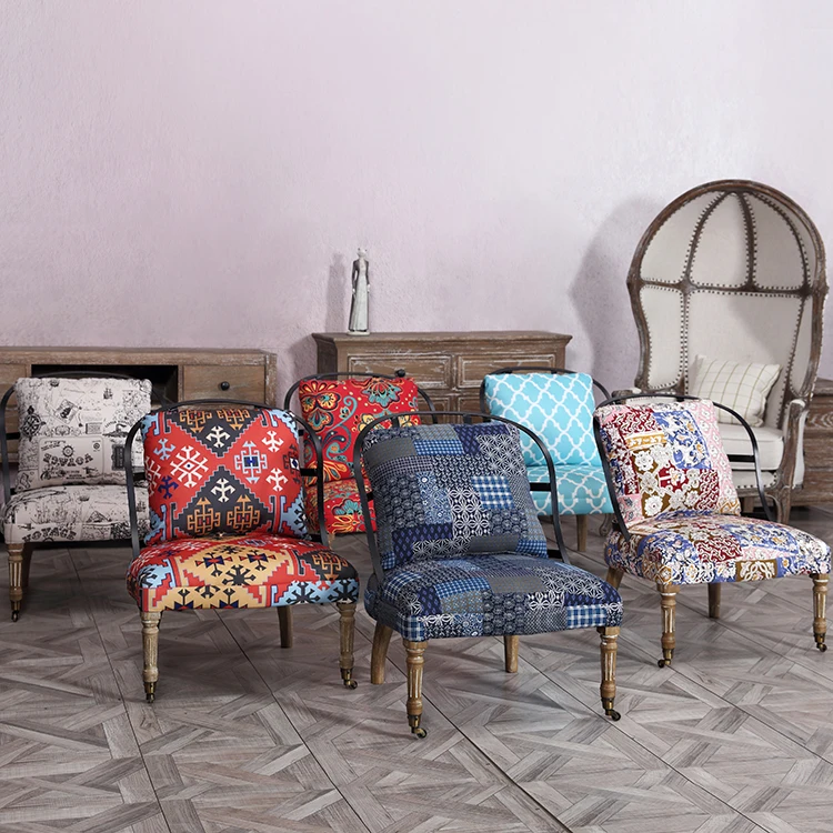 
8012 Multi-tonal Contemporary Accent Chair Round Back Steel Hardware Living Room Furniture 