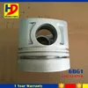 105mm Piston For Diesel Engine Isuzu 6BG1 Square Head Piston 1-12111-471-0