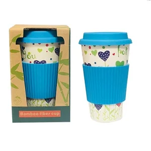 Image of Hot Sale new design Natural Material Cup Bamboo Fiber Mug Tumbler Travel Mug custom water bottles