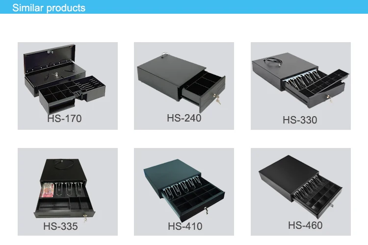 240mm Three Key Desk Pos Cash Register Drawer Hs240 Buy Cash Drawer