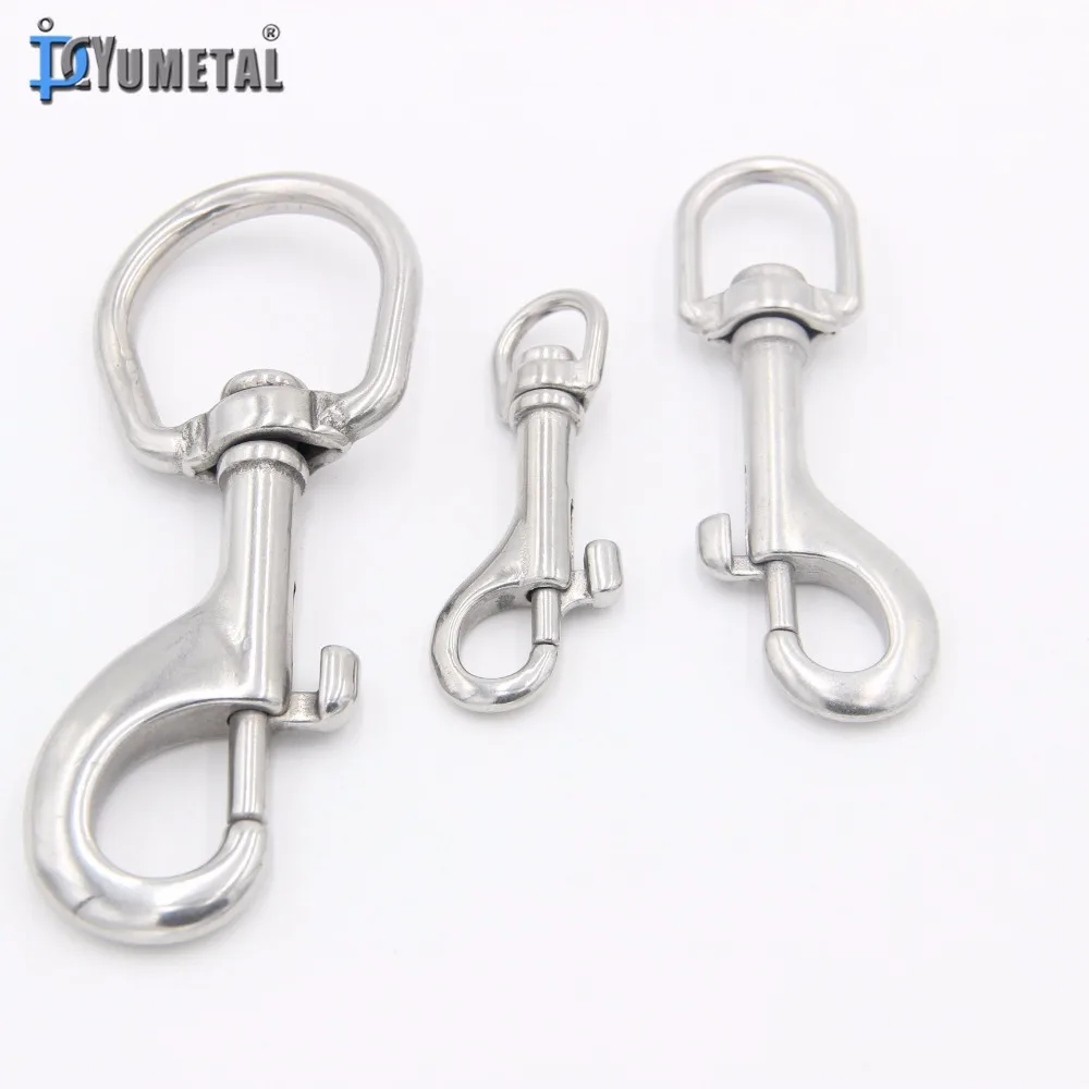 
Stainless Steel AISI316 & AISI304 Swivel Eye Snap Hook S-251 