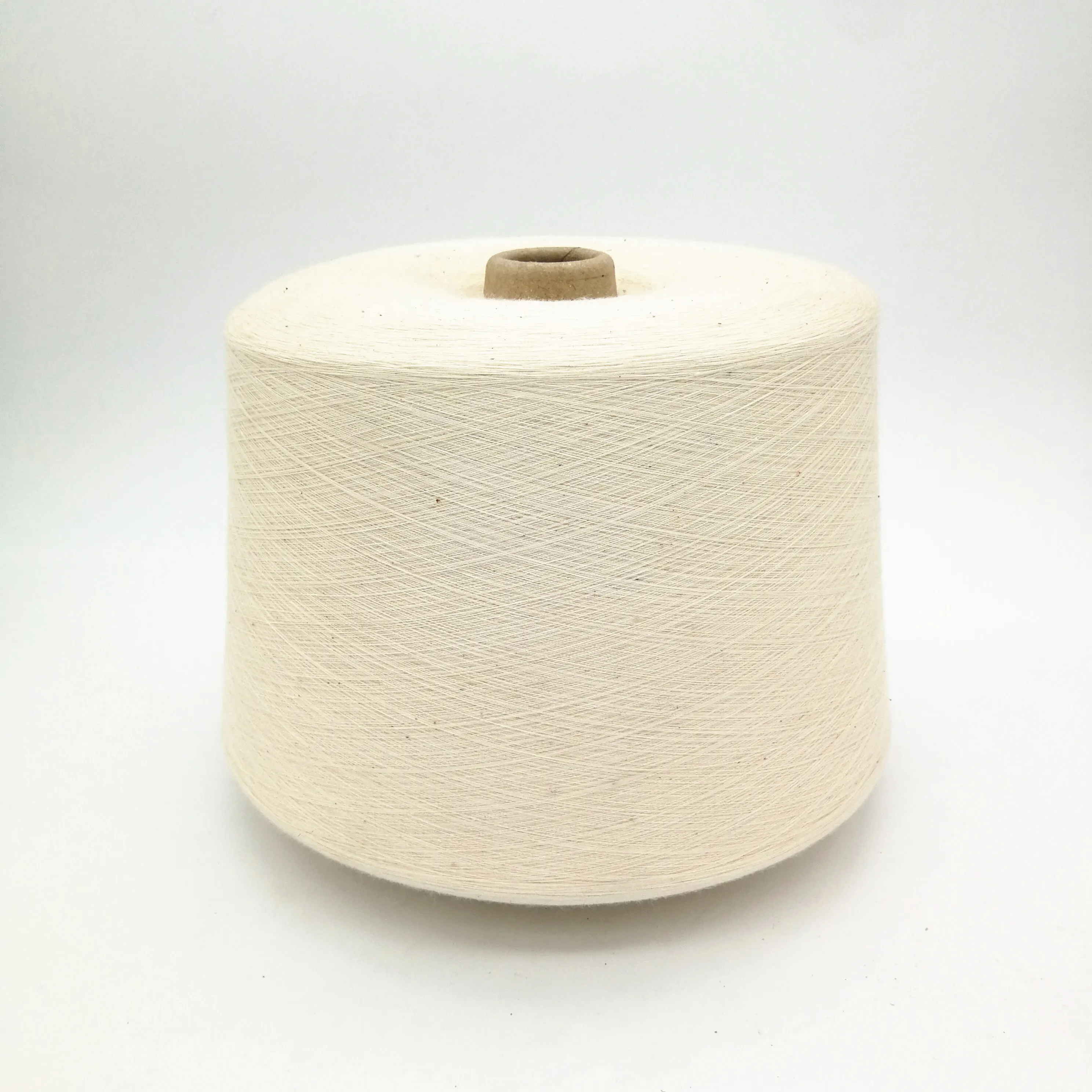 
7S 10S 12S 16S 18S 20S 40S Virgin white 100% cotton yarn open end spinning spun yarn for weaving knitting tshirt sock yarn 