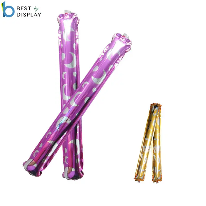 
Customized events inflatable balloon stick clappers noise cheering sticks 